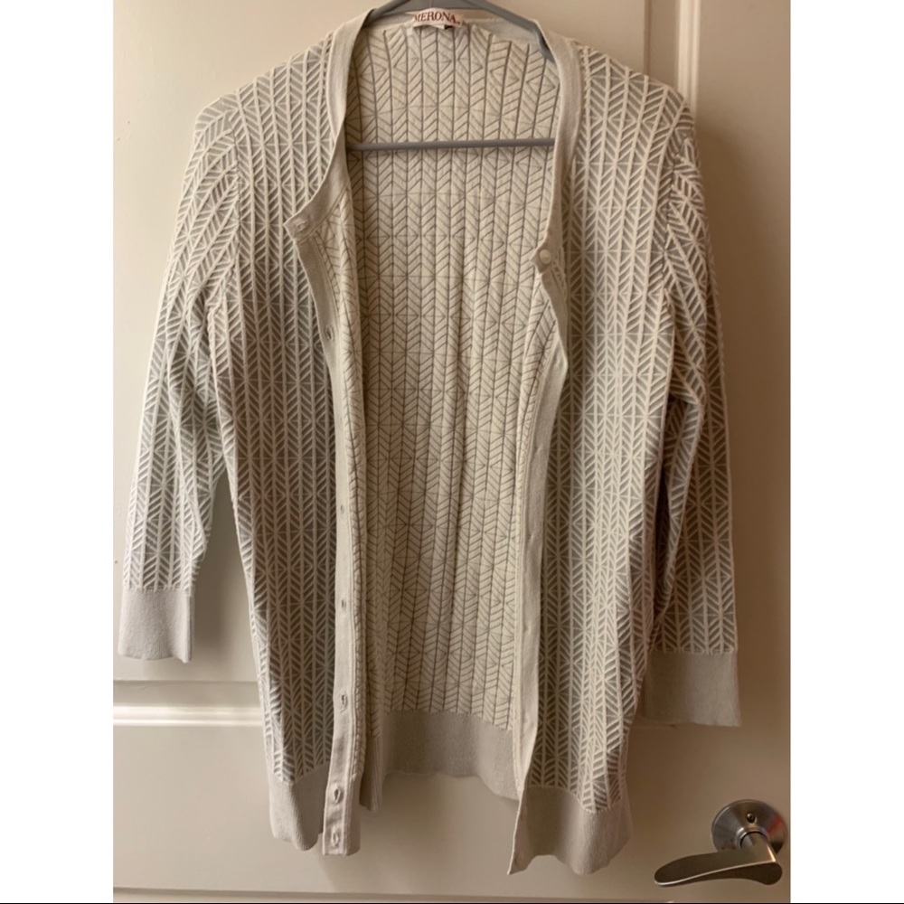 Tan Button Down Cardigan